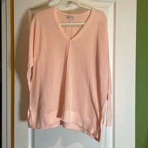💗Pink lightweight, oversized Small, J society sweater P2P 25 NWOT